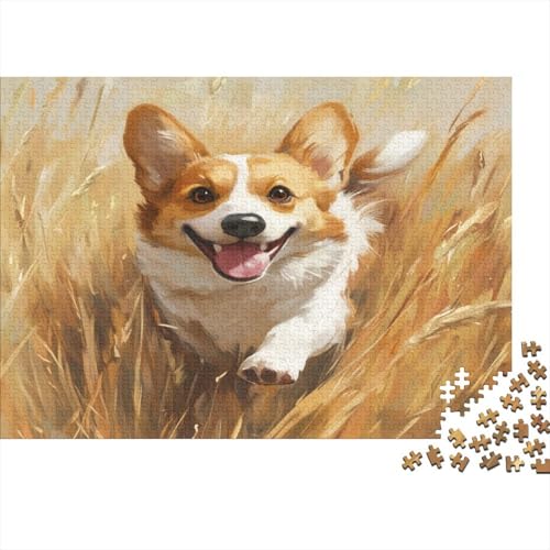 Corgi 1000 Teile,Impossible Puzzle,Geschicklichkeitsspiel Für Die Ganze Familie, Erwachsenen Puzzlespiel Puzzel 1000pcs (75x50cm) von UNRXJZLVM