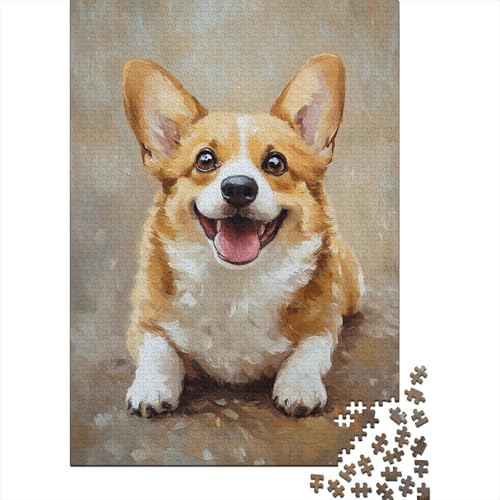 Corgi Puzzle 1000 Teile,Puzzle Für Erwachsene, Impossible Puzzle,Puzzle Farbenfrohes Legespiel,Geschicklichkeitsspiel Für Die Ganze Familie Puzzel 1000pcs (75x50cm) von UNRXJZLVM