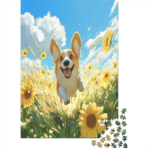 Corgi Puzzle 1000 Teile Erwachsene, Puzzlespiel Jigsaw Puzzles Erwachsenen Puzzlespiel Puzzel 1000pcs (75x50cm) von UNRXJZLVM