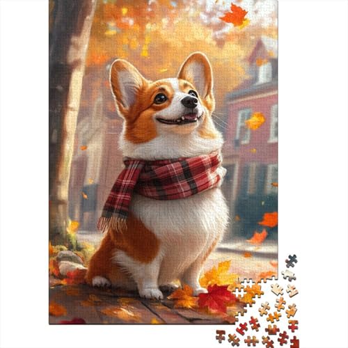 Corgi Puzzlespiel 1000 Teile Erwachsene -Puzzle 1000 Stück Spiel Puzzles Für Erwachsene Kinder Puzzle Erwachsenen Puzzlespiel Puzzel 1000pcs (75x50cm) von UNRXJZLVM