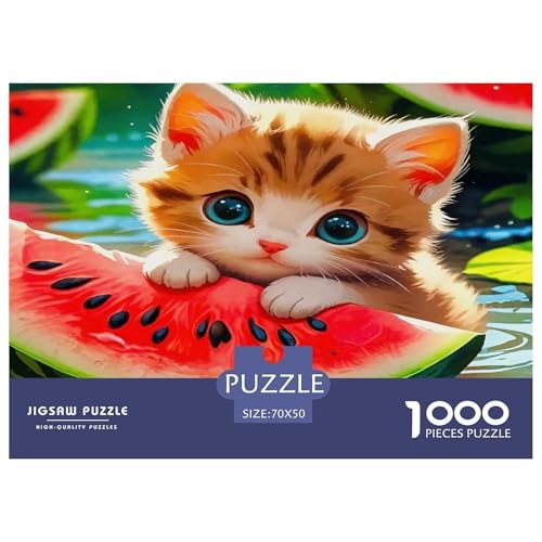 Cute Katze Puzzle 1000 Teile Schwer Puzzle Spielzeug Pädagogisches Spiel Impossible Herausforderungsspielzeug Für Erwachsene Und Kinder in Bewährter 70x50cm/1000pcs Cute Katze Puzzle 1000 Teile Schwer Puzzle Spielzeug Pädagogisches Spiel Impossible Herausforderungsspielzeug Für Erwachsene Und Kinder in Bewährter 70x50cm/1000pcs von UNRXJZLVM