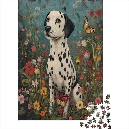 Dalmatian 1000 Teile,Impossible Puzzle,Geschicklichkeitsspiel Für Die Ganze Familie, Erwachsenen Puzzlespiel Puzzel 1000pcs (75x50cm) von UNRXJZLVM