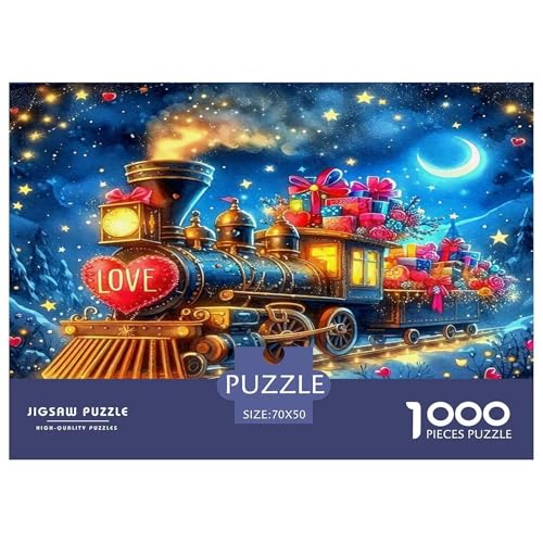 Dampfzug Puzzle 1000-teilige Schwer Puzzle Spielzeug Lernspiel Impossible Herausforderungsspielzeug Für Erwachsene Und Kinder Ab 14 Jahren 70x50cm/1000pcs Dampfzug Puzzle 1000-teilige Schwer Puzzle Spielzeug Lernspiel Impossible Herausforderungsspielzeug Für Erwachsene Und Kinder Ab 14 Jahren 70x50cm/1000pcs von UNRXJZLVM