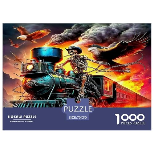 Dampfzug Puzzles 1000 Teile Schwer Puzzle Spielzeug Pädagogisches Spiel Impossible Herausforderung Spielzeug Für Erwachsene Und Kinder Ab 14 Jahren 70x50cm/1000pcs Dampfzug Puzzles 1000 Teile Schwer Puzzle Spielzeug Pädagogisches Spiel Impossible Herausforderung Spielzeug Für Erwachsene Und Kinder Ab 14 Jahren 70x50cm/1000pcs von UNRXJZLVM