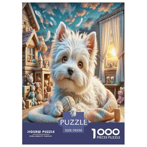 Der Dichtungyham Terrier Puzzle 1000 Teile Schwer Puzzle Spielzeug Lernspiel Impossible Herausforderungsspielzeug Für Erwachsene Und Kinder in Bewährter 70x50cm/1000pcs Der Dichtungyham Terrier Puzzle 1000 Teile Schwer Puzzle Spielzeug Lernspiel Impossible Herausforderungsspielzeug Für Erwachsene Und Kinder in Bewährter 70x50cm/1000pcs von UNRXJZLVM