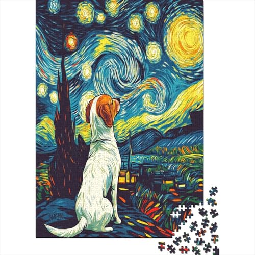 Der Labrador Retriever 1000 Stück Puzzles Für Erwachsene Teenager Stress Abbauen Familien-Puzzlespiel 1000-teiliges Puzzle Kinder Lernspiel Spielzeug Geschenk Puzzel 1000pcs (75x50cm) von UNRXJZLVM