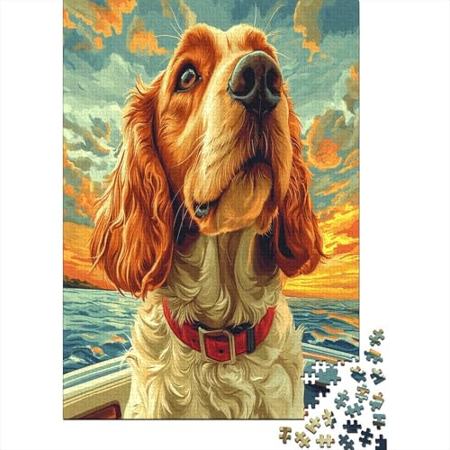 Der Labrador Retriever Puzzle 1000 Teile,für Erwachsene, Impossible Puzzle,farbenfrohes Legespiel,Geschicklichkeitsspiel Für Die Ganze Familie,Erwachsenenpuzzle Puzzel 1000pcs (75x50cm) von UNRXJZLVM