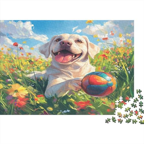 Der Labrador Retriever Puzzle 1000 Teile Erwachsener Kniffel Spaß Für Die Ganze Familie - Abwechslungsreiche 1000 Puzzleteilige Motive Puzzlespiel Erwachsene, Puzzel 1000pcs (75x50cm) von UNRXJZLVM