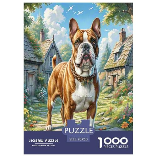 Der Staffordshire Bull Terrier Puzzle 1000-teilige Schwer Puzzle Spielzeug Lernspiel Impossible Herausforderungsspielzeug Für Erwachsene Und Kinder in Bewährter 70x50cm/1000pcs Der Staffordshire Bull Terrier Puzzle 1000-teilige Schwer Puzzle Spielzeug Lernspiel Impossible Herausforderungsspielzeug Für Erwachsene Und Kinder in Bewährter 70x50cm/1000pcs von UNRXJZLVM