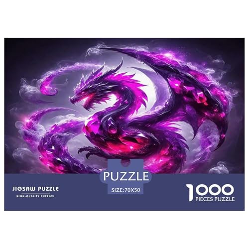 Drachen Puzzle 1000 Teile Schwer Puzzle Spielzeug Pädagogisches Spiel Impossible Herausforderungsspielzeug Für Erwachsene Kinder 70x50cm/1000pcs Drachen Puzzle 1000 Teile Schwer Puzzle Spielzeug Pädagogisches Spiel Impossible Herausforderungsspielzeug Für Erwachsene Kinder 70x50cm/1000pcs von UNRXJZLVM