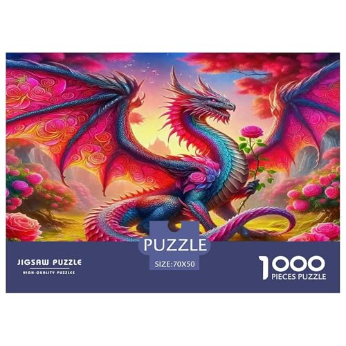 Drachen Puzzle 1000 Teile Schwer Puzzle Spielzeug Pädagogisches Spiel Impossible Herausforderungsspielzeug Für Erwachsene Und Kinder Ab 14 Jahren 70x50cm/1000pcs Drachen Puzzle 1000 Teile Schwer Puzzle Spielzeug Pädagogisches Spiel Impossible Herausforderungsspielzeug Für Erwachsene Und Kinder Ab 14 Jahren 70x50cm/1000pcs von UNRXJZLVM