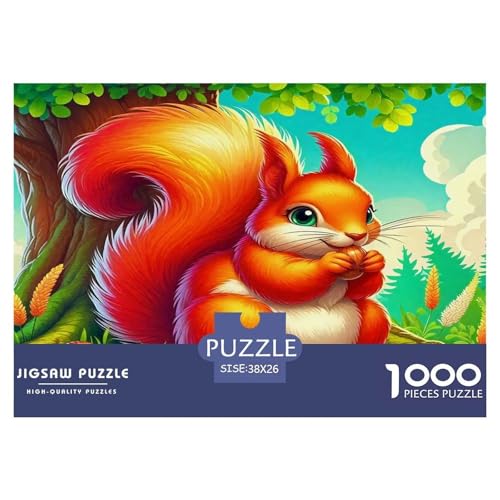 Eichhörnchen Puzzle 1000-teilige Schwer Puzzle Spielzeug Pädagogisches Spiel Impossible Herausforderungsspielzeug Für Erwachsene Und Kinder in Bewährter 38x26cm/1000pcs Eichhörnchen Puzzle 1000-teilige Schwer Puzzle Spielzeug Pädagogisches Spiel Impossible Herausforderungsspielzeug Für Erwachsene Und Kinder in Bewährter 38x26cm/1000pcs von UNRXJZLVM