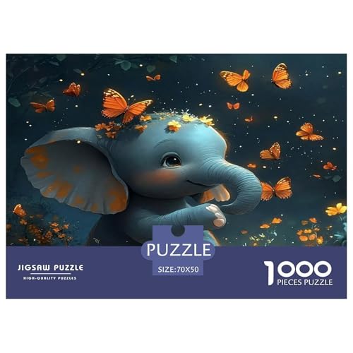 Elefanten Puzzle 1000 Teile Schwer Puzzle Spielzeug Lernspiel Impossible Herausforderung Spielzeug Für Erwachsene Und Kinder in Bewährter 70x50cm/1000pcs Elefanten Puzzle 1000 Teile Schwer Puzzle Spielzeug Lernspiel Impossible Herausforderung Spielzeug Für Erwachsene Und Kinder in Bewährter 70x50cm/1000pcs von UNRXJZLVM