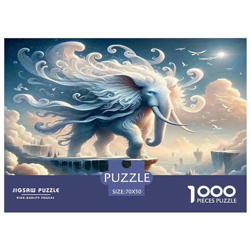 Elefanten Puzzle 1000 Teile Schwer Puzzle Spielzeug Lernspiel Impossible Herausforderungsspielzeug Für Erwachsene Kinder 70x50cm/1000pcs Elefanten Puzzle 1000 Teile Schwer Puzzle Spielzeug Lernspiel Impossible Herausforderungsspielzeug Für Erwachsene Kinder 70x50cm/1000pcs von UNRXJZLVM