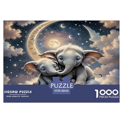 Elefanten Puzzles 1000 Teile Schwer Puzzle Spielzeug Lernspiel Impossible Herausforderung Spielzeug Für Erwachsene Und Kinder in Bewährter 38x26cm/1000pcs Elefanten Puzzles 1000 Teile Schwer Puzzle Spielzeug Lernspiel Impossible Herausforderung Spielzeug Für Erwachsene Und Kinder in Bewährter 38x26cm/1000pcs von UNRXJZLVM