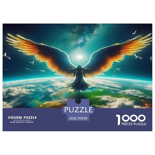 Engel Flügel Puzzle 1000 Teile Schwer Puzzle Spielzeug Pädagogisches Spiel Impossible Herausforderung Spielzeug Für Erwachsene Und Kinder Ab 14 Jahren 70x50cm/1000pcs Engel Flügel Puzzle 1000 Teile Schwer Puzzle Spielzeug Pädagogisches Spiel Impossible Herausforderung Spielzeug Für Erwachsene Und Kinder Ab 14 Jahren 70x50cm/1000pcs von UNRXJZLVM