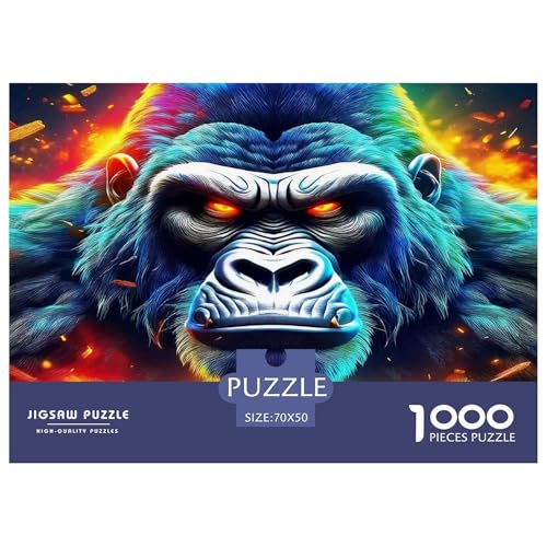 Gorilla Puzzles 1000 Teile Schwer Puzzle Spielzeug Pädagogisches Spiel Impossible Herausforderungsspielzeug Für Erwachsene Und Kinder Ab 14 Jahren 70x50cm/1000pcs Gorilla Puzzles 1000 Teile Schwer Puzzle Spielzeug Pädagogisches Spiel Impossible Herausforderungsspielzeug Für Erwachsene Und Kinder Ab 14 Jahren 70x50cm/1000pcs von UNRXJZLVM