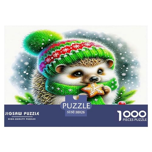 Hedgehog Puzzle 1000-teilige Schwer Puzzle Spielzeug Lernspiel Impossible Herausforderung Spielzeug Für Erwachsene Kinder 38x26cm/1000pcs Hedgehog Puzzle 1000-teilige Schwer Puzzle Spielzeug Lernspiel Impossible Herausforderung Spielzeug Für Erwachsene Kinder 38x26cm/1000pcs von UNRXJZLVM