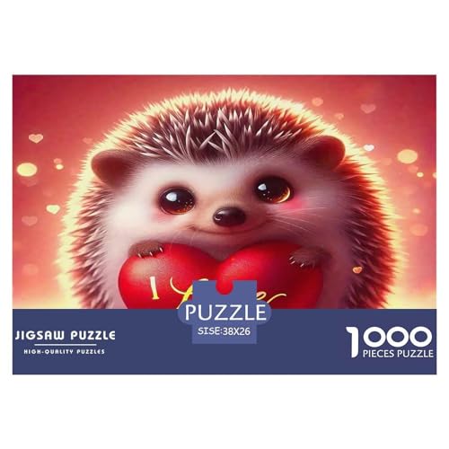 Hedgehog Puzzles 1000 Teile Schwer Puzzle Spielzeug Pädagogisches Spiel Impossible Herausforderungsspielzeug Für Erwachsene Und Kinder Ab 12 Jahren 38x26cm/1000pcs Hedgehog Puzzles 1000 Teile Schwer Puzzle Spielzeug Pädagogisches Spiel Impossible Herausforderungsspielzeug Für Erwachsene Und Kinder Ab 12 Jahren 38x26cm/1000pcs von UNRXJZLVM