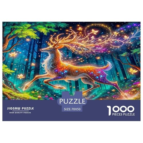 Hirsch Puzzle 1000 Teile Schwer Puzzle Spielzeug Lernspiel Impossible Herausforderungsspielzeug Für Erwachsene Kinder 70x50cm/1000pcs Hirsch Puzzle 1000 Teile Schwer Puzzle Spielzeug Lernspiel Impossible Herausforderungsspielzeug Für Erwachsene Kinder 70x50cm/1000pcs von UNRXJZLVM