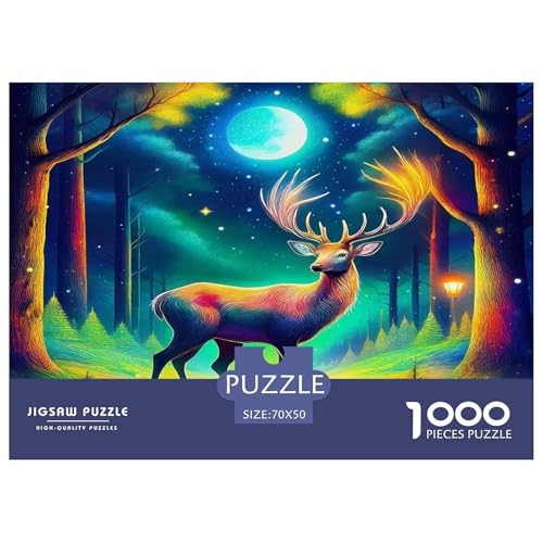 Hirsch Puzzle 1000-teilige Schwer Puzzle Spielzeug Lernspiel Impossible Herausforderung Spielzeug Für Erwachsene Kinder 70x50cm/1000pcs Hirsch Puzzle 1000-teilige Schwer Puzzle Spielzeug Lernspiel Impossible Herausforderung Spielzeug Für Erwachsene Kinder 70x50cm/1000pcs von UNRXJZLVM