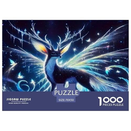 Hirsch Puzzle 1000-teilige Schwer Puzzle Spielzeug Lernspiel Impossible Herausforderungsspielzeug Für Erwachsene Und Kinder Ab 12 Jahren 70x50cm/1000pcs Hirsch Puzzle 1000-teilige Schwer Puzzle Spielzeug Lernspiel Impossible Herausforderungsspielzeug Für Erwachsene Und Kinder Ab 12 Jahren 70x50cm/1000pcs von UNRXJZLVM