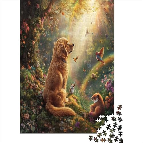 Irischer Setter Puzzlespiel 1000 Teile, Puzzle Erwachsene 1000 Teile, Impossible Puzzle Geschicklichkeitsspiel Für Die Ganze Familie, Puzzle Erwachsene 1000 Teile Puzzel 1000pcs (75x50cm) von UNRXJZLVM