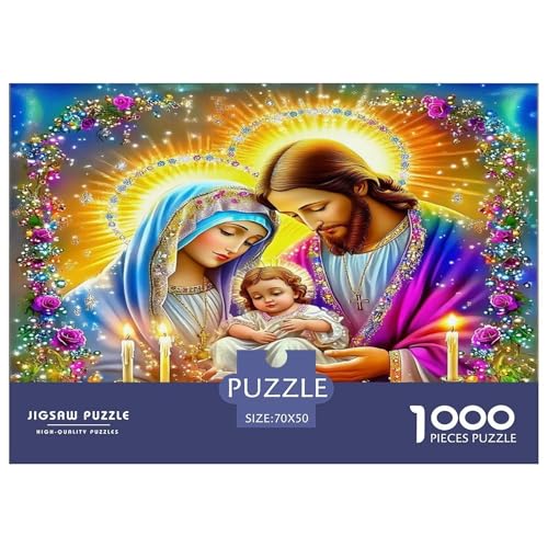 Jesus - Religion Puzzle 1000 Teile Schwer Puzzle Spielzeug Lernspiel Impossible Herausforderungsspielzeug Für Erwachsene Und Kinder in Bewährter 70x50cm/1000pcs Jesus - Religion Puzzle 1000 Teile Schwer Puzzle Spielzeug Lernspiel Impossible Herausforderungsspielzeug Für Erwachsene Und Kinder in Bewährter 70x50cm/1000pcs von UNRXJZLVM
