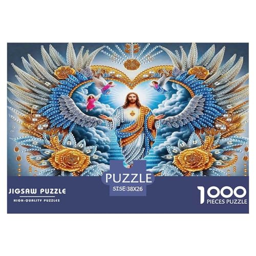 Jesus - Religion Puzzle 1000 Teile Schwer Puzzle Spielzeug Pädagogisches Spiel Impossible Herausforderung Spielzeug Für Erwachsene Und Kinder Ab 14 Jahren 38x26cm/1000pcs Jesus - Religion Puzzle 1000 Teile Schwer Puzzle Spielzeug Pädagogisches Spiel Impossible Herausforderung Spielzeug Für Erwachsene Und Kinder Ab 14 Jahren 38x26cm/1000pcs von UNRXJZLVM