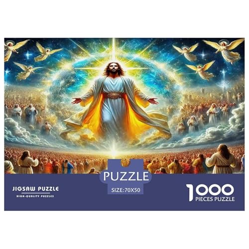 Jesus - Religion Puzzles 1000 Teile Schwer Puzzle Spielzeug Lernspiel Impossible Herausforderungsspielzeug Für Erwachsene Und Kinder in Bewährter 70x50cm/1000pcs Jesus - Religion Puzzles 1000 Teile Schwer Puzzle Spielzeug Lernspiel Impossible Herausforderungsspielzeug Für Erwachsene Und Kinder in Bewährter 70x50cm/1000pcs von UNRXJZLVM