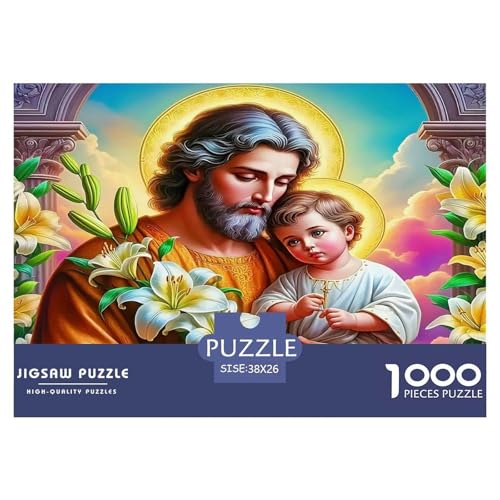 Jesus - Religion Puzzles 1000 Teile Schwer Puzzle Spielzeug Pädagogisches Spiel Impossible Herausforderung Spielzeug Für Erwachsene Und Kinder Ab 14 Jahren 38x26cm/1000pcs Jesus - Religion Puzzles 1000 Teile Schwer Puzzle Spielzeug Pädagogisches Spiel Impossible Herausforderung Spielzeug Für Erwachsene Und Kinder Ab 14 Jahren 38x26cm/1000pcs von UNRXJZLVM