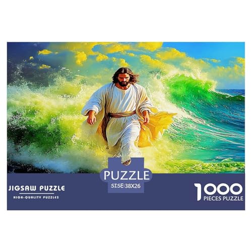 Jesus - Religion Puzzles 1000 Teile Schwer Puzzle Spielzeug Pädagogisches Spiel Impossible Herausforderungsspielzeug Für Erwachsene Und Kinder Ab 12 Jahren 38x26cm/1000pcs Jesus - Religion Puzzles 1000 Teile Schwer Puzzle Spielzeug Pädagogisches Spiel Impossible Herausforderungsspielzeug Für Erwachsene Und Kinder Ab 12 Jahren 38x26cm/1000pcs von UNRXJZLVM