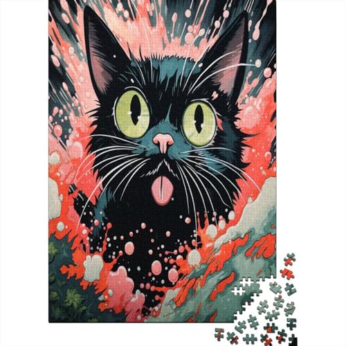 Kat Puzzle 1000 Teile Puzzle Für Erwachsene Und Kinder Ab 14 Jahren Puzzel 1000pcs (75x50cm) von UNRXJZLVM