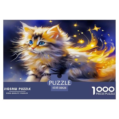 Katze Puzzles 1000 Teile Schwer Puzzle Spielzeug Pädagogisches Spiel Impossible Herausforderungsspielzeug Für Erwachsene Kinder 38x26cm/1000pcs Katze Puzzles 1000 Teile Schwer Puzzle Spielzeug Pädagogisches Spiel Impossible Herausforderungsspielzeug Für Erwachsene Kinder 38x26cm/1000pcs von UNRXJZLVM