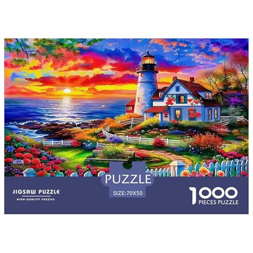 Leuchtturm Puzzle 1000 Teile Schwer Puzzle Spielzeug Lernspiel Impossible Herausforderung Spielzeug Für Erwachsene Und Kinder Ab 14 Jahren 70x50cm/1000pcs Leuchtturm Puzzle 1000 Teile Schwer Puzzle Spielzeug Lernspiel Impossible Herausforderung Spielzeug Für Erwachsene Und Kinder Ab 14 Jahren 70x50cm/1000pcs von UNRXJZLVM