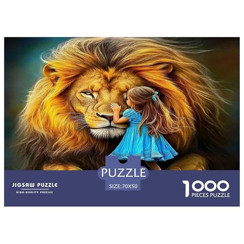 Löwen Puzzle 1000 Teile Schwer Puzzle Spielzeug Lernspiel Impossible Herausforderungsspielzeug Für Erwachsene Und Kinder Ab 12 Jahren 70x50cm/1000pcs Löwen Puzzle 1000 Teile Schwer Puzzle Spielzeug Lernspiel Impossible Herausforderungsspielzeug Für Erwachsene Und Kinder Ab 12 Jahren 70x50cm/1000pcs von UNRXJZLVM