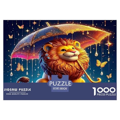 Löwen Puzzle 1000 Teile Schwer Puzzle Spielzeug Pädagogisches Spiel Impossible Herausforderungsspielzeug Für Erwachsene Und Kinder Ab 14 Jahren 38x26cm/1000pcs Löwen Puzzle 1000 Teile Schwer Puzzle Spielzeug Pädagogisches Spiel Impossible Herausforderungsspielzeug Für Erwachsene Und Kinder Ab 14 Jahren 38x26cm/1000pcs von UNRXJZLVM