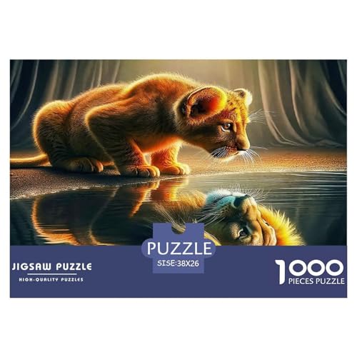 Löwen Puzzle 1000-teilige Schwer Puzzle Spielzeug Pädagogisches Spiel Impossible Herausforderungsspielzeug Für Erwachsene Kinder 38x26cm/1000pcs Löwen Puzzle 1000-teilige Schwer Puzzle Spielzeug Pädagogisches Spiel Impossible Herausforderungsspielzeug Für Erwachsene Kinder 38x26cm/1000pcs von UNRXJZLVM
