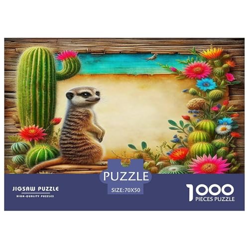 Meerkat Puzzle 1000-teilige Schwer Puzzle Spielzeug Lernspiel Impossible Herausforderung Spielzeug Für Erwachsene Und Kinder Ab 12 Jahren 70x50cm/1000pcs Meerkat Puzzle 1000-teilige Schwer Puzzle Spielzeug Lernspiel Impossible Herausforderung Spielzeug Für Erwachsene Und Kinder Ab 12 Jahren 70x50cm/1000pcs von UNRXJZLVM