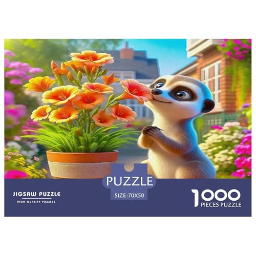 Meerkat Puzzles 1000 Teile Schwer Puzzle Spielzeug Pädagogisches Spiel Impossible Herausforderung Spielzeug Für Erwachsene Kinder 70x50cm/1000pcs Meerkat Puzzles 1000 Teile Schwer Puzzle Spielzeug Pädagogisches Spiel Impossible Herausforderung Spielzeug Für Erwachsene Kinder 70x50cm/1000pcs von UNRXJZLVM