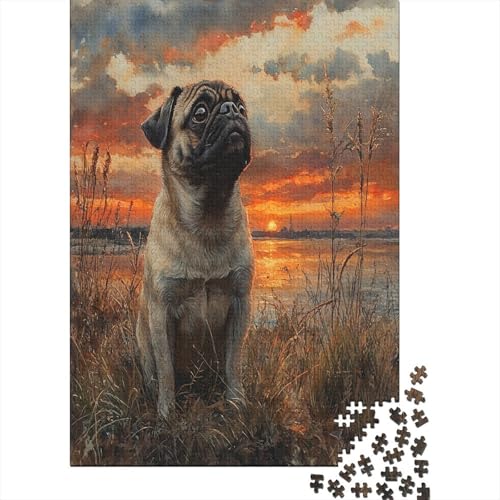 Mops Puzzle 1000 Teile Erwachsener Kniffel Spaß Für Die Ganze Familie - Abwechslungsreiche 1000 Puzzleteilige Motive Puzzle Erwachsene, Puzzel 1000pcs (75x50cm) von UNRXJZLVM