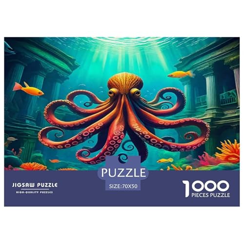 Octopus Puzzles 1000 Teile Schwer Puzzle Spielzeug Pädagogisches Spiel Impossible Herausforderung Spielzeug Für Erwachsene Und Kinder Ab 14 Jahren 70x50cm/1000pcs Octopus Puzzles 1000 Teile Schwer Puzzle Spielzeug Pädagogisches Spiel Impossible Herausforderung Spielzeug Für Erwachsene Und Kinder Ab 14 Jahren 70x50cm/1000pcs von UNRXJZLVM