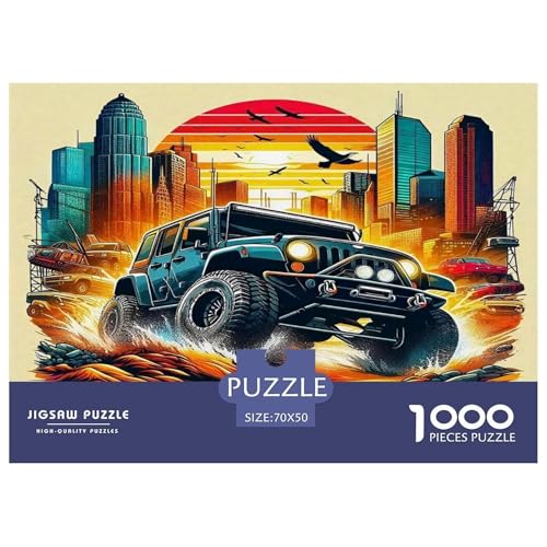 Offroad Fahrzeug Puzzle 1000 Teile Schwer Puzzle Spielzeug Pädagogisches Spiel Impossible Herausforderung Spielzeug Für Erwachsene Und Kinder Ab 14 Jahren 70x50cm/1000pcs Offroad Fahrzeug Puzzle 1000 Teile Schwer Puzzle Spielzeug Pädagogisches Spiel Impossible Herausforderung Spielzeug Für Erwachsene Und Kinder Ab 14 Jahren 70x50cm/1000pcs von UNRXJZLVM