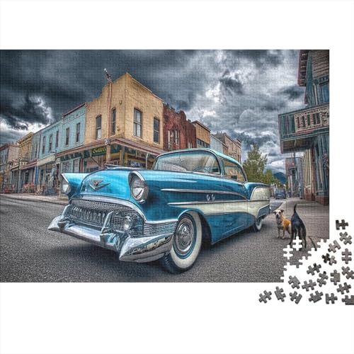 Old Style Sedan Puzzles 1000 Teile Schwer Puzzle Spielzeug Lernspiel Impossible Herausforderung Spielzeug Für Erwachsene Und Kinder Ab 14 Jahren 1000pcs (75x50cm) von UNRXJZLVM