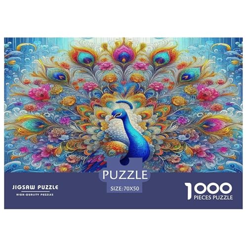 Pfauen Puzzles 1000 Teile Schwer Puzzle Spielzeug Lernspiel Impossible Herausforderungsspielzeug Für Erwachsene Und Kinder Ab 14 Jahren 70x50cm/1000pcs Pfauen Puzzles 1000 Teile Schwer Puzzle Spielzeug Lernspiel Impossible Herausforderungsspielzeug Für Erwachsene Und Kinder Ab 14 Jahren 70x50cm/1000pcs von UNRXJZLVM
