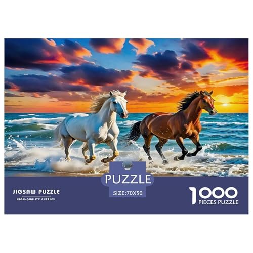 Pferd Puzzle 1000 Teile Schwer Puzzle Spielzeug Lernspiel Impossible Herausforderung Spielzeug Für Erwachsene Und Kinder in Bewährter 70x50cm/1000pcs Pferd Puzzle 1000 Teile Schwer Puzzle Spielzeug Lernspiel Impossible Herausforderung Spielzeug Für Erwachsene Und Kinder in Bewährter 70x50cm/1000pcs von UNRXJZLVM