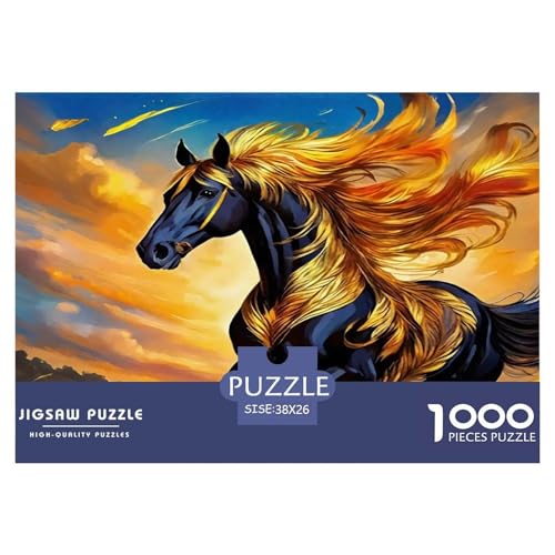 Pferd Puzzle 1000 Teile Schwer Puzzle Spielzeug Pädagogisches Spiel Impossible Herausforderung Spielzeug Für Erwachsene Und Kinder Ab 12 Jahren 38x26cm/1000pcs Pferd Puzzle 1000 Teile Schwer Puzzle Spielzeug Pädagogisches Spiel Impossible Herausforderung Spielzeug Für Erwachsene Und Kinder Ab 12 Jahren 38x26cm/1000pcs von UNRXJZLVM