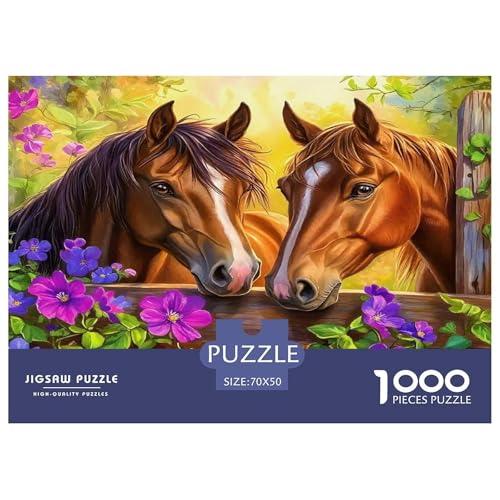 Pferd Puzzle 1000 Teile Schwer Puzzle Spielzeug Pädagogisches Spiel Impossible Herausforderung Spielzeug Für Erwachsene Und Kinder Ab 12 Jahren 70x50cm/1000pcs Pferd Puzzle 1000 Teile Schwer Puzzle Spielzeug Pädagogisches Spiel Impossible Herausforderung Spielzeug Für Erwachsene Und Kinder Ab 12 Jahren 70x50cm/1000pcs von UNRXJZLVM