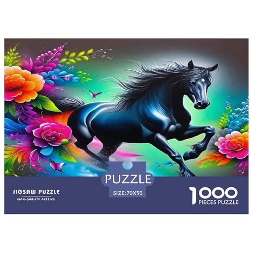 Pferd Puzzle 1000 Teile Schwer Puzzle Spielzeug Pädagogisches Spiel Impossible Herausforderung Spielzeug Für Erwachsene Und Kinder in Bewährter 70x50cm/1000pcs Pferd Puzzle 1000 Teile Schwer Puzzle Spielzeug Pädagogisches Spiel Impossible Herausforderung Spielzeug Für Erwachsene Und Kinder in Bewährter 70x50cm/1000pcs von UNRXJZLVM