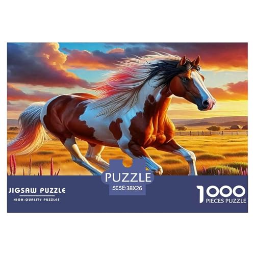 Pferd Puzzles 1000 Teile Schwer Puzzle Spielzeug Lernspiel Impossible Herausforderung Spielzeug Für Erwachsene Und Kinder Ab 12 Jahren 38x26cm/1000pcs Pferd Puzzles 1000 Teile Schwer Puzzle Spielzeug Lernspiel Impossible Herausforderung Spielzeug Für Erwachsene Und Kinder Ab 12 Jahren 38x26cm/1000pcs von UNRXJZLVM